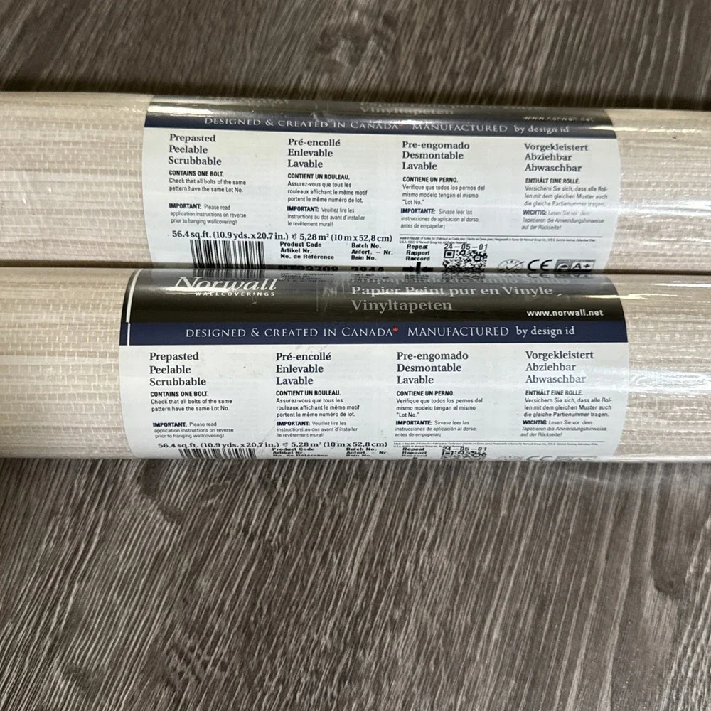 Norwall Concerto Collection NT33708 284A Grasscloth Wallpaper Taupe 2 Rolls
